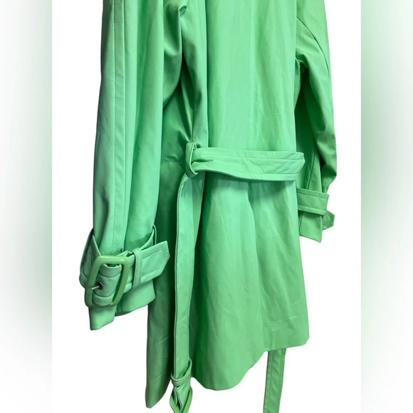 FU DA waterproof green trench coat - Picture 5 of 6